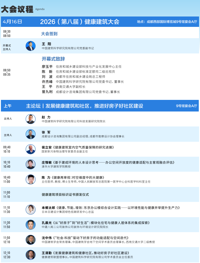 2026(第八届)健康建筑大会议程重磅发布(图2) 2.png
